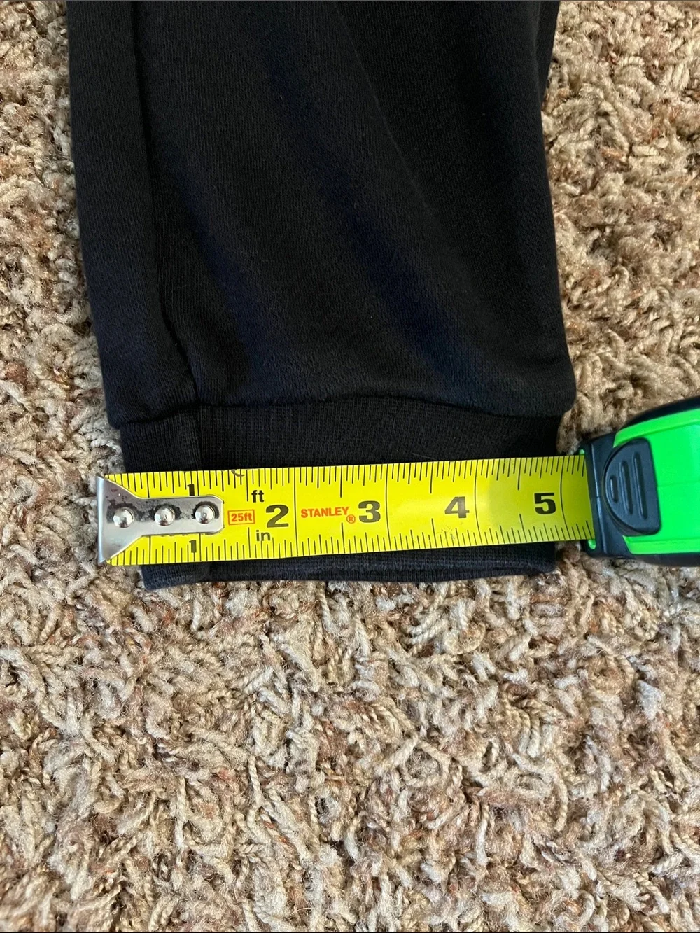 Nike Black Men’s Jogger Sweatpants with White Swoosh